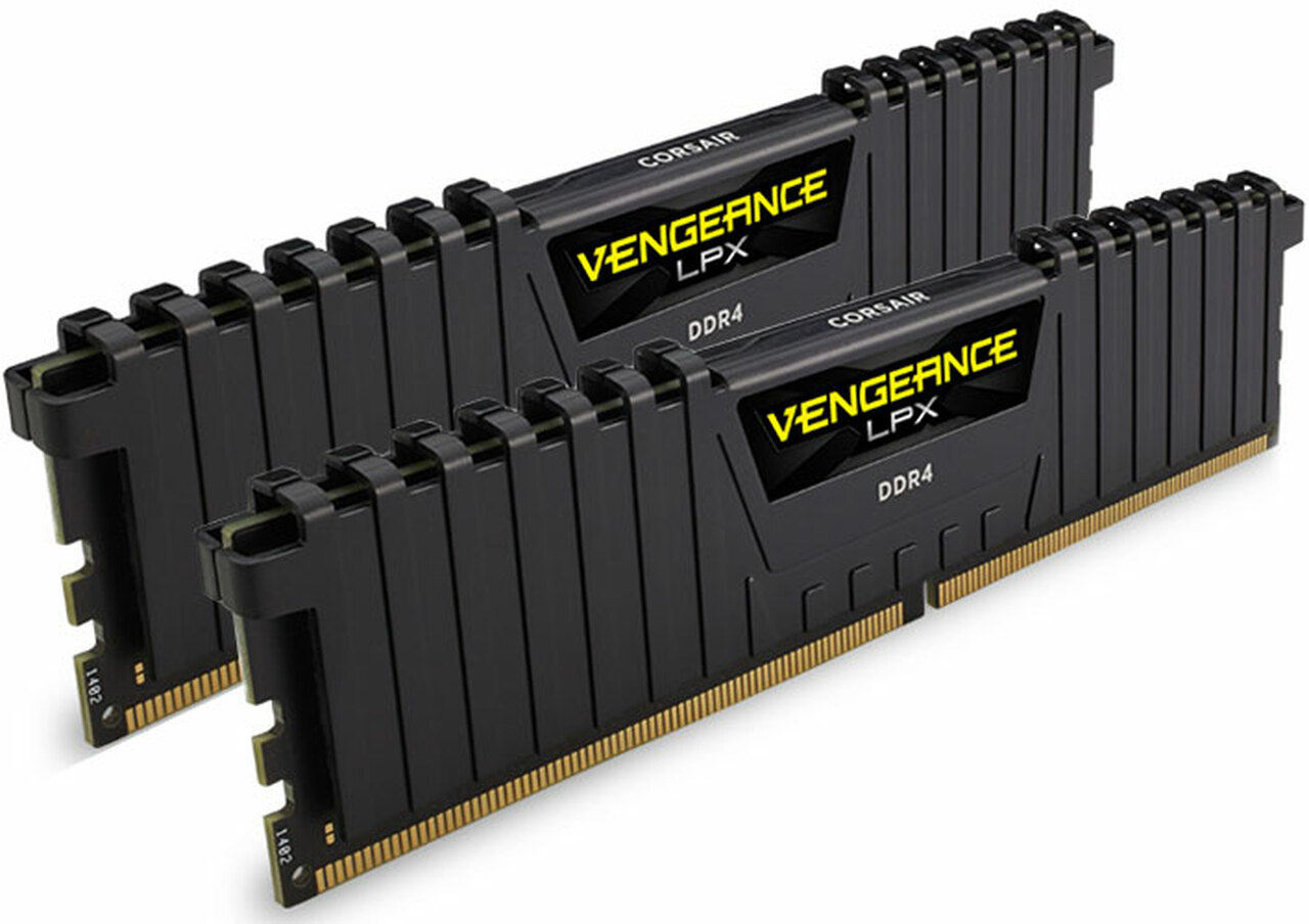 Corsair Vegeance 16GB DDR4- 3000MHz Kit (2x 8GB), Vegeance LPX Heatspreader