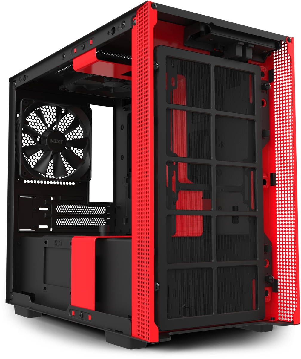 NZXT H210i Matte Black Red. Form factor: Mini Tower