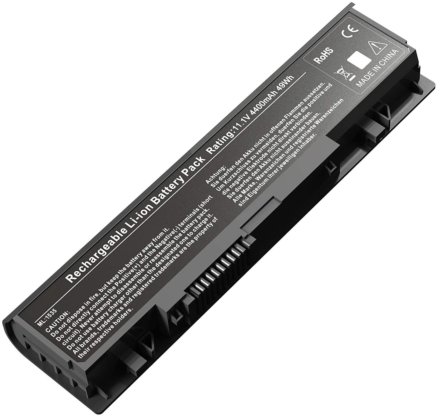 Battery For Dell 1535,1535,1536,1537,1555,1558, PP33L,PP39L (WU960, WU965)