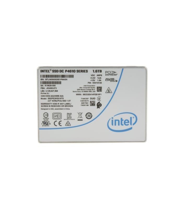 Intel® SSD DC P4610 Series (1.6TB, 2.5in PCIe 3.1 x4, NVMe 3D2, TLC)
