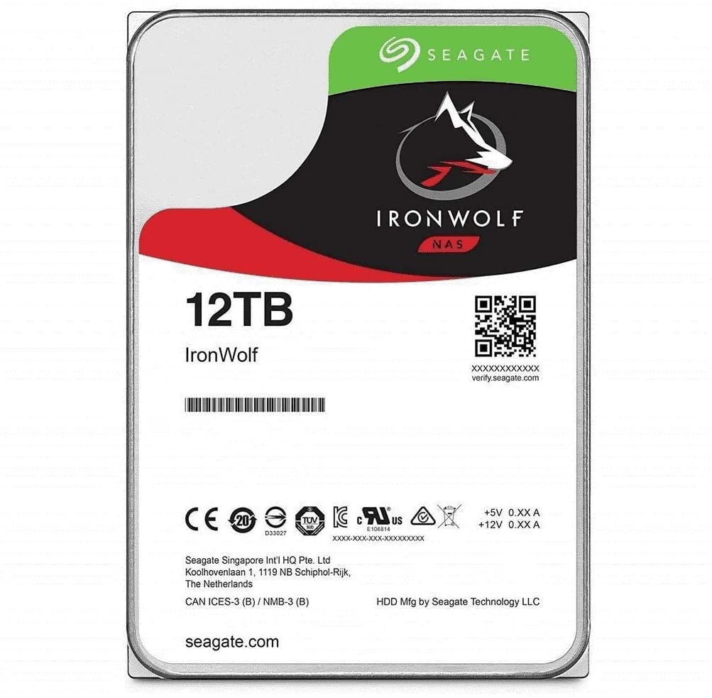 Seagate Ironwolf ST12000NT001 12TB 3.5″ HDD NAS Drives