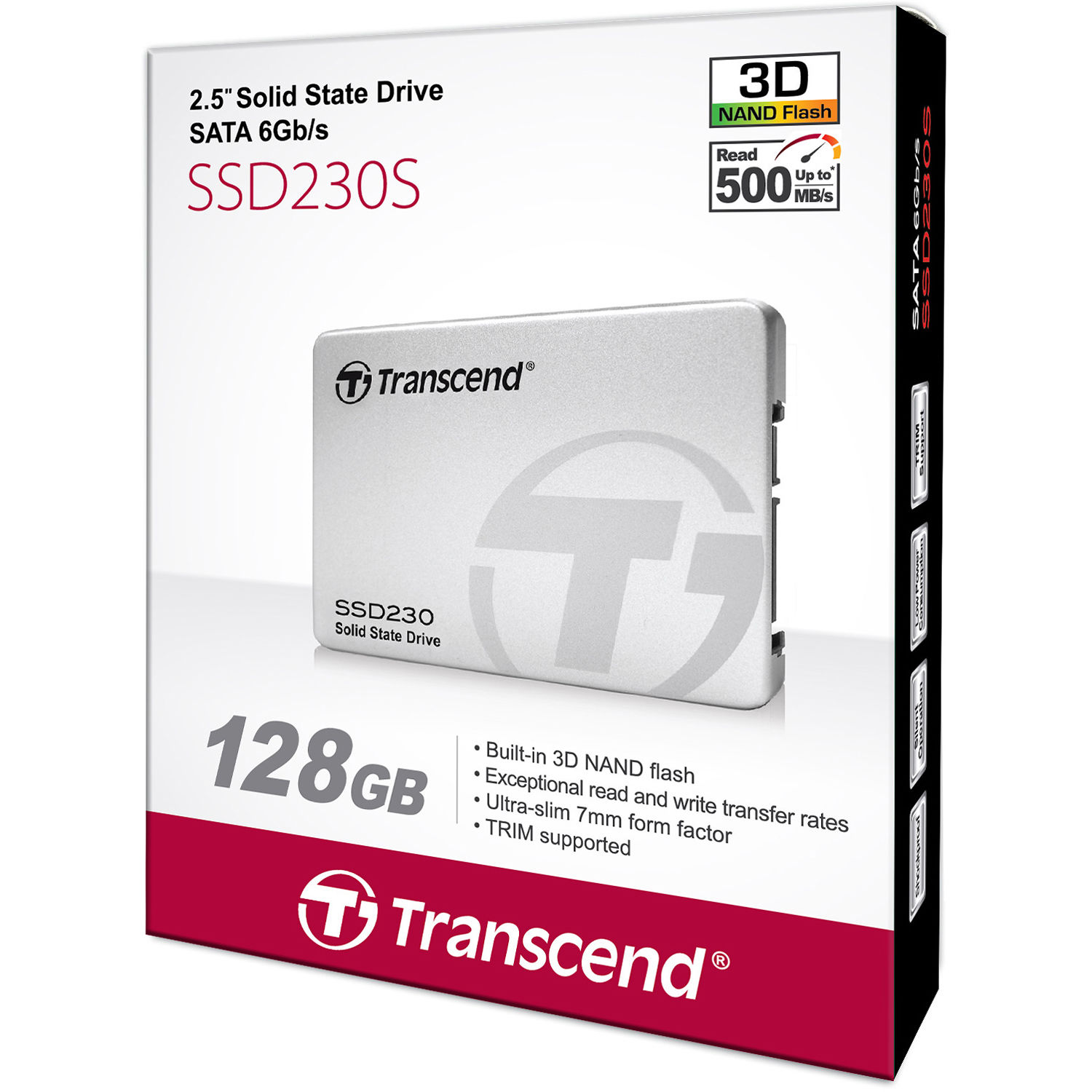 Transcend SSD230S Series 128GB 2.5″ SATA 6Gb/s Solid State Drive