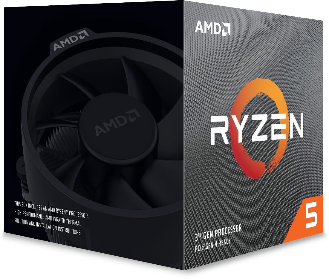 AMD RYZEN 5 3600xt 7nm SKT AM4 CPU; 6 Core/12 Thread Base Clock 3.8GHz, Max Boost Clock 4.4GHz