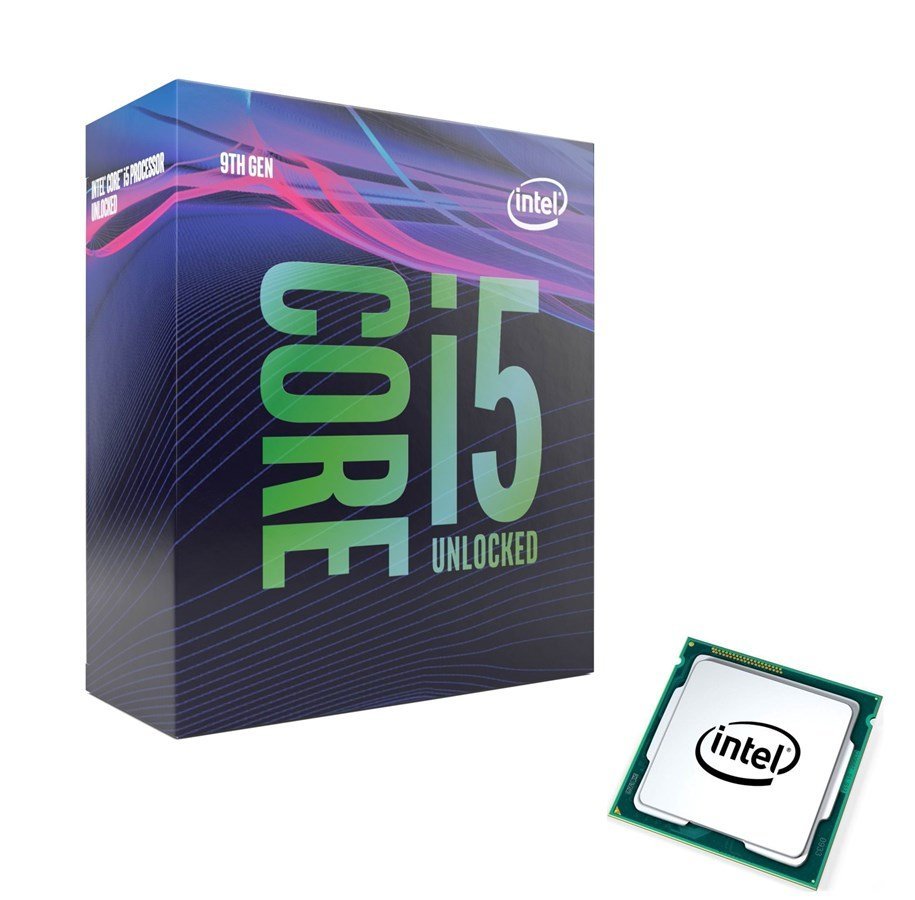 Intel Core i5 9600K 3.70 GHZ, Turbo @ 4.6GHZ, 6 Core, 6 Thread, 9MB Smartcache, 95W TDP.