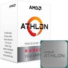AMD Athlon 3000G SKT AM4 CPU; 2 Core/4 Thread; Base Clock 3.5ghz