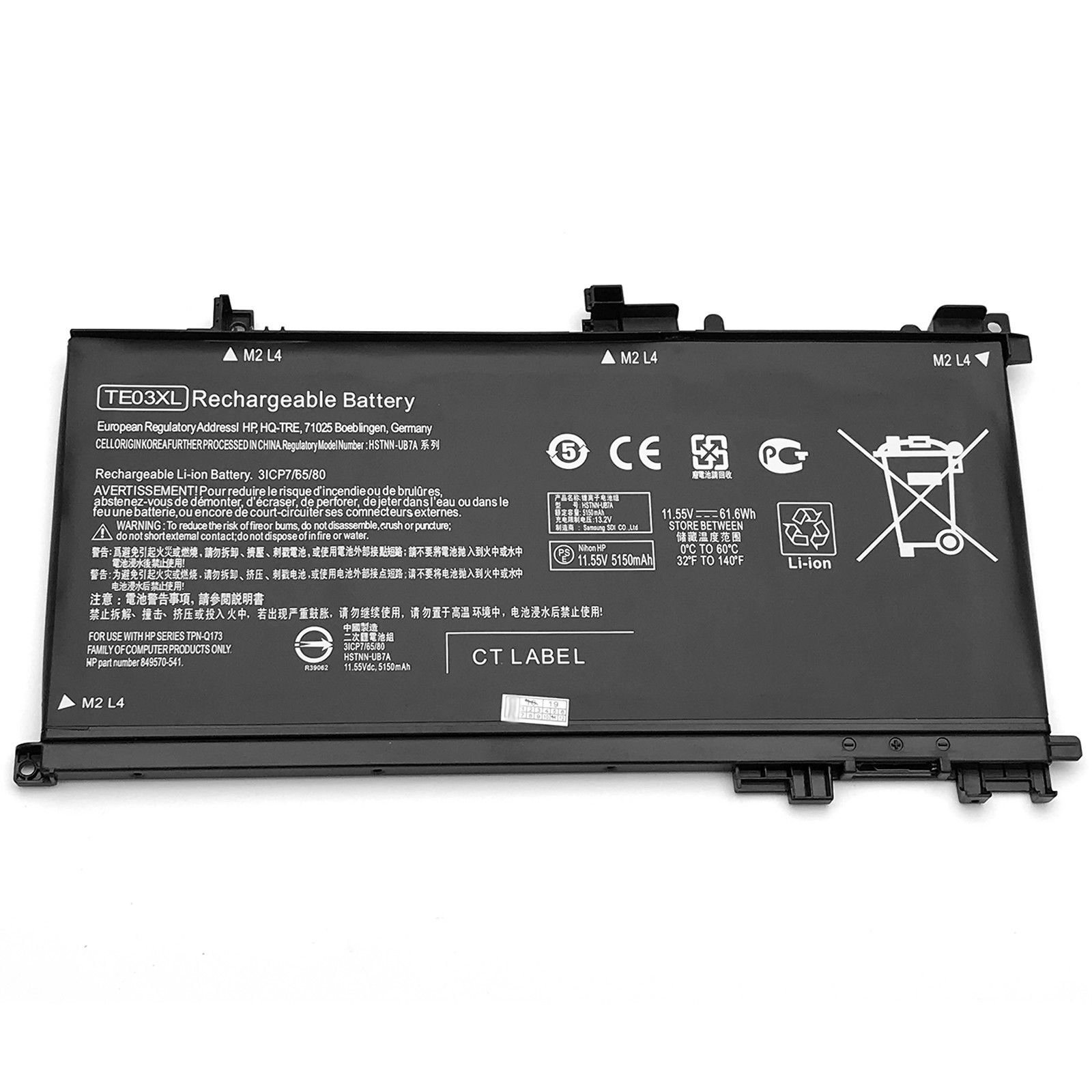 Battery for HP Omen 15-AX & Pavilion 15-BC Series (TE03XL)